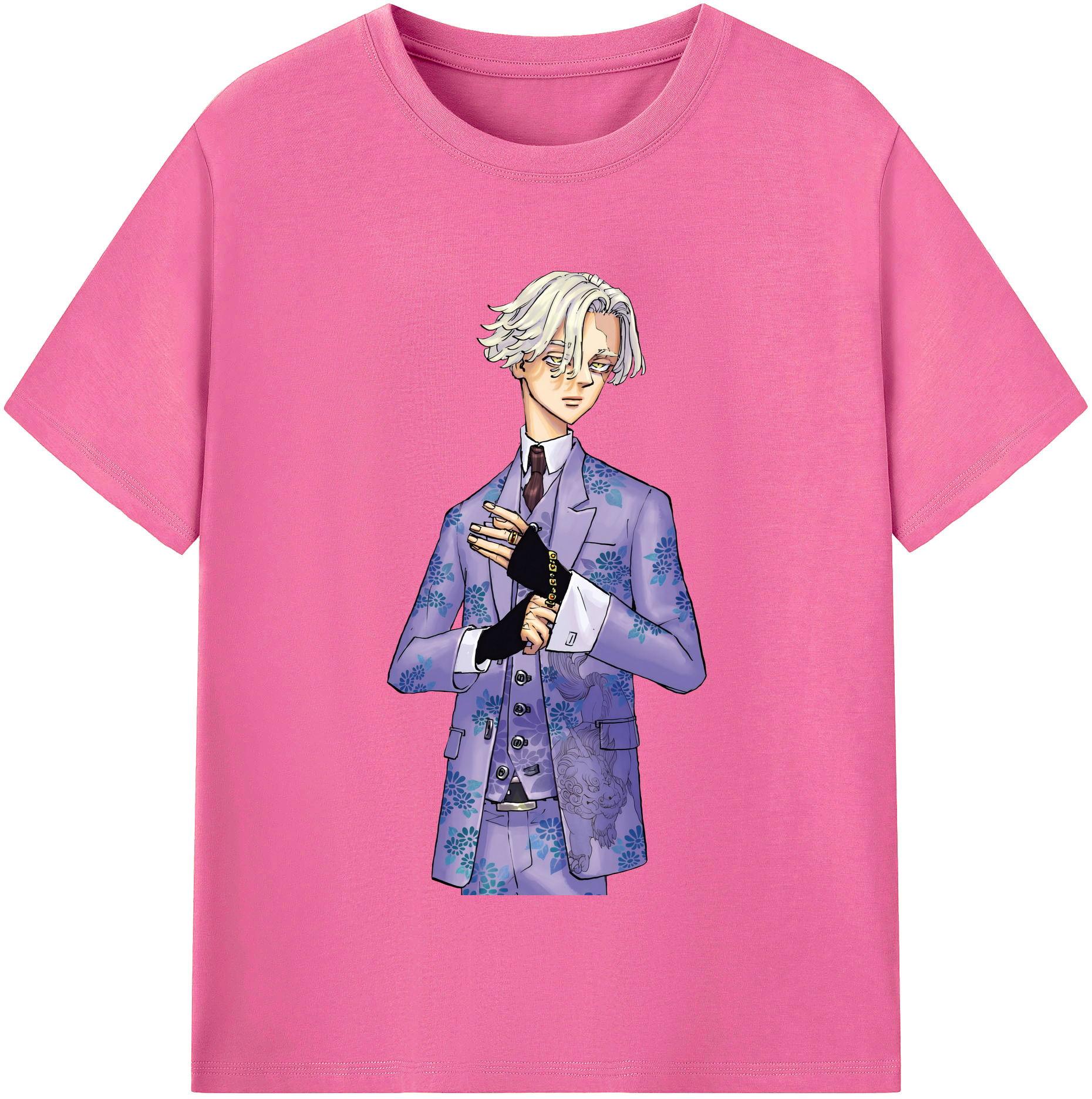 （画像用） 東京リベンジャーズ Tokyo Revengers レディースカジュアルプリントTシャツ（綿100％）